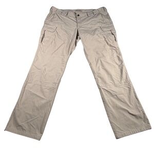 5.11 Tactical Cargo Pants Womens 20 Long (42 X 34) Tan Ripstop Utility Trousers